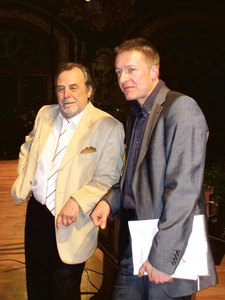 Freunde: Verleger Hans Bernd Altinger (rechts) und Ralph Hammerthaler.